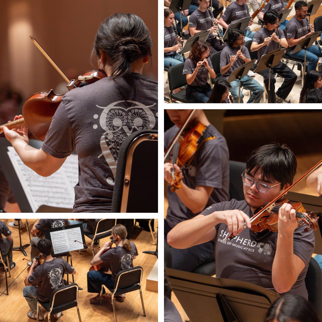 Young audiences explore orchestra at Shepherd School Family